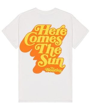 Free & Easy X The Beatles Here Comes The Sun Tee - White