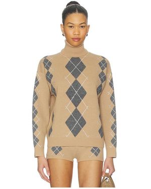 retroféte Pullover Mit Verzierung Alberte - Natur