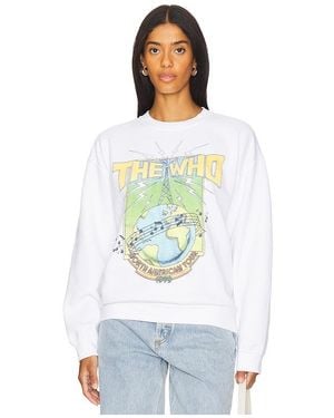 Junk Food The Who North American Tour 1979 Sweatshirt - White