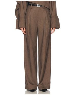 Helsa The Paperbag Trouser - Brown