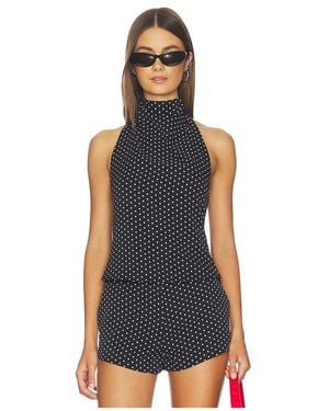 Nakedvice The Mya Spot Top - Blue