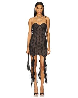 Aniye Records Vestido De Corset Kala En Color Negro Talla (También En M, S, Xs)