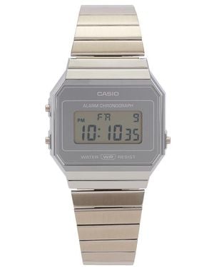 G-Shock MONTRE A700 en Metallic Silver. - Gris
