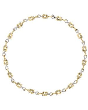 Eddie Borgo Slipknot Link Necklace - Metallic