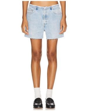 aligrace Undone Mini Rise ショートパンツ - ブルー