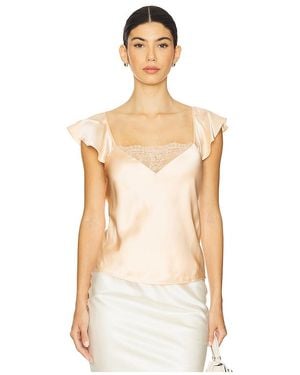 Cami NYC Sinead Top En Color Durazno Talla En - Blanco