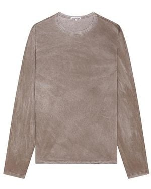 Cotton Citizen Classic Crew Long Sleeve Tee - Natural