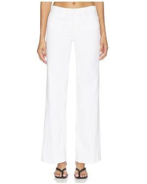 L'Agence Joanne Wide Leg Pant - White