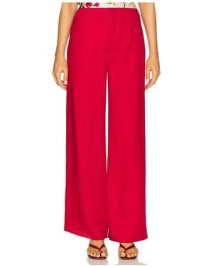 Cami NYC Iracemi High Rise Pant - Red