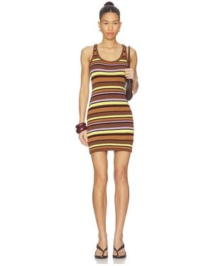 ELCE Vestido Reine En Color Marrón Talla (También En S, Xs, M) - Multicolor