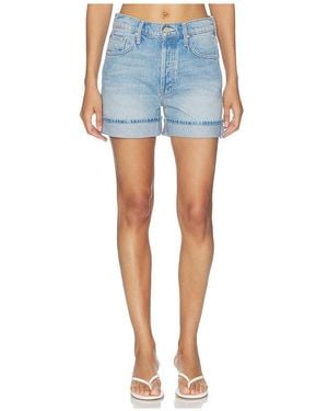 Mother Culotte Cuffed Short En Color Azul Talla (También En 24, 25, 26, 27, 28, 29, 30, 31, 33, 34)