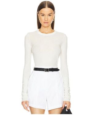 Cotton Citizen Marbella Long Sleeve Top - White