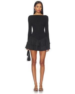 MORE TO COME Sabreen Mini Dress - Black