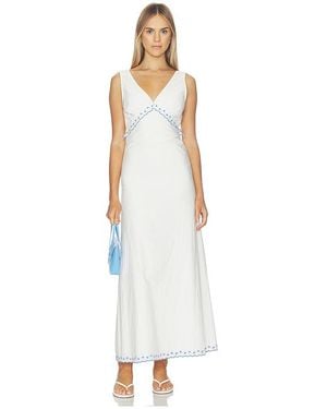 Stone Cold Fox Vestido Ava En Color Multi Talla (También En Xxs, Xs, S, M, Xl) - Blanco