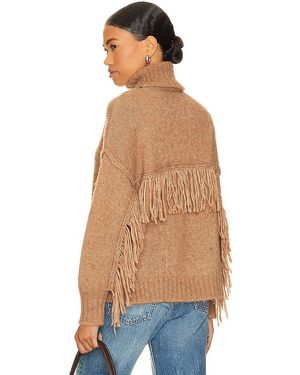 Line & Dot PULL PARKER en Tan - Bleu