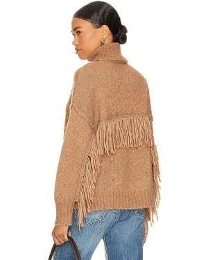 Line & Dot PULL PARKER en Tan - Bleu