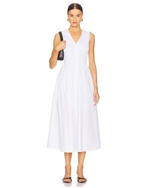La Ligne Poplin Dress - White