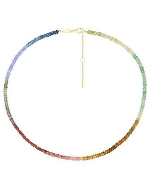 Shashi Aisha Gemstone Necklace - Green