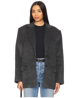 GRLFRND Wool Blend Blazer - Black