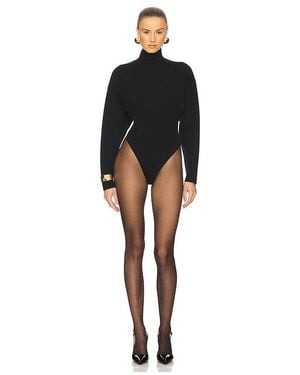Helsa Calloway Knit Bodysuit - Black