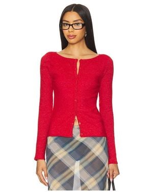 Peachy Den Cardigan Claudine - Rot