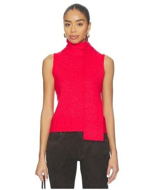 Central Park West Wyatt Robbie Scarf Tank - Red