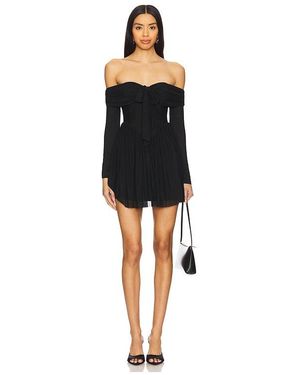MORE TO COME Kristiana Mini Dress - Black