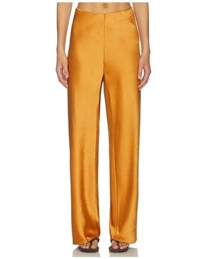 Vince Pantalón Satinado De Tiro Alto Al Bies En Color Naranja Talla (También En Xxs, Xl)