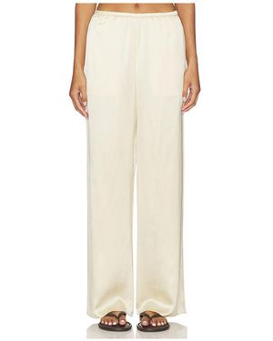 Enza Costa Silk Satin Pantlet - ホワイト