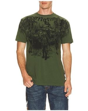 Affliction Shirt Ghost - Grün