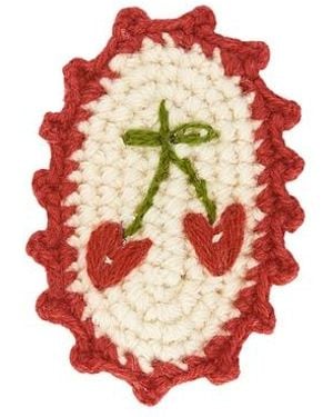Wild Wawa Crochet Clip Set - Red