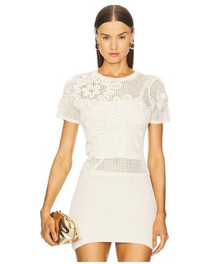 Cult Gaia Ileana Knit Top - White