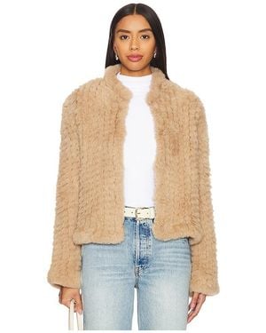 Heartloom Keris Faux Fur Jacket - Blue
