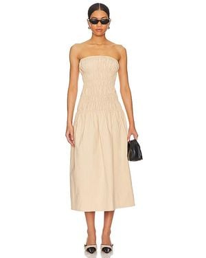 MAJORELLE Vanna Midi Dress - Natural