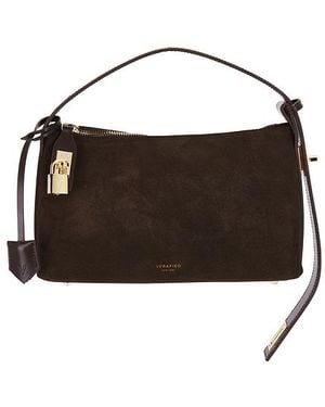 VERAFIED Suede Hobo Bag - Black