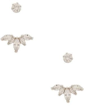 Shashi Marquise Ear Jacket - Metallic