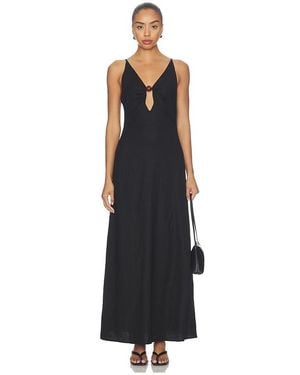 Seven Wonders Unity Low Plunge Maxi Dress - Black