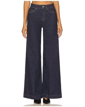 Spanx Pull On Wide Leg Jean - Blue