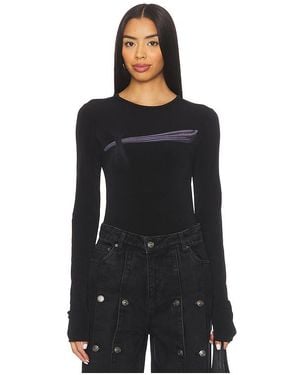 Kate Barton Illusion Print Long Sleeve Top En Color Negro Talla (También En 2)