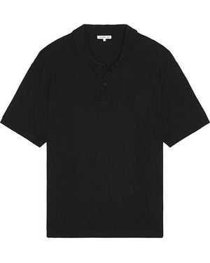 Cotton Citizen Polo-T-Shirt Lennon - Schwarz