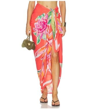 Seafolly Hothouse Floral Sarong - Red