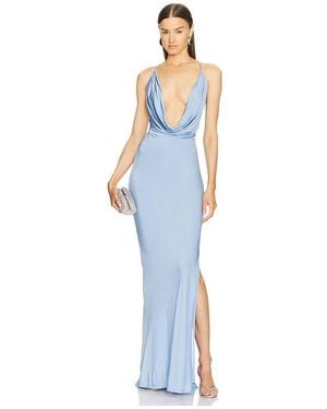 Michael Costello X Revolve Raquel Gown - Blue