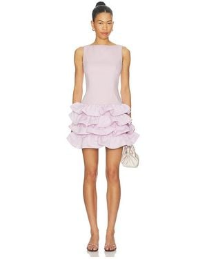 Elliatt Saphine Ruffle Mini Dress - Pink