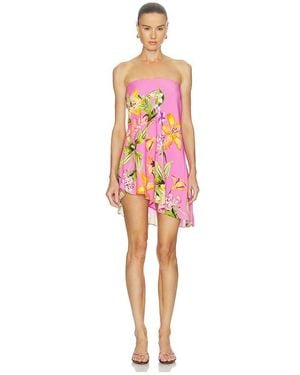 Rococo Sand Mini Dress - Red