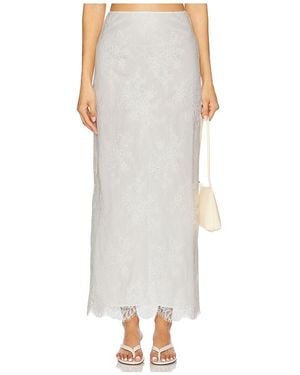 Stone Cold Fox X Revolve Audrey Maxi Skirt - White