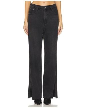 One Teaspoon Low Slung Straight Leg Billie Jeans - Black