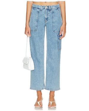 Hudson Jeans Cargohose Mit Weitem Bein Rosie - Blau