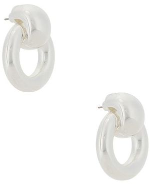 Jenny Bird Mega Faye Knockers Drop Earrings - White