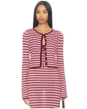 LSPACE Rosalie Cardigan - Red