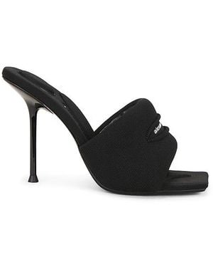 Alexander Wang Julie Slash Knit Mule Sandal - Black
